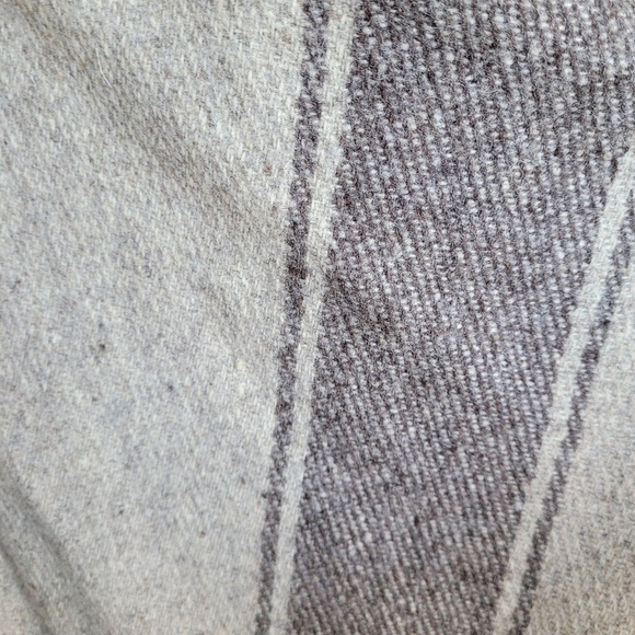 Artisan Made Wool Blanket Poncho - Picture 9 of 12